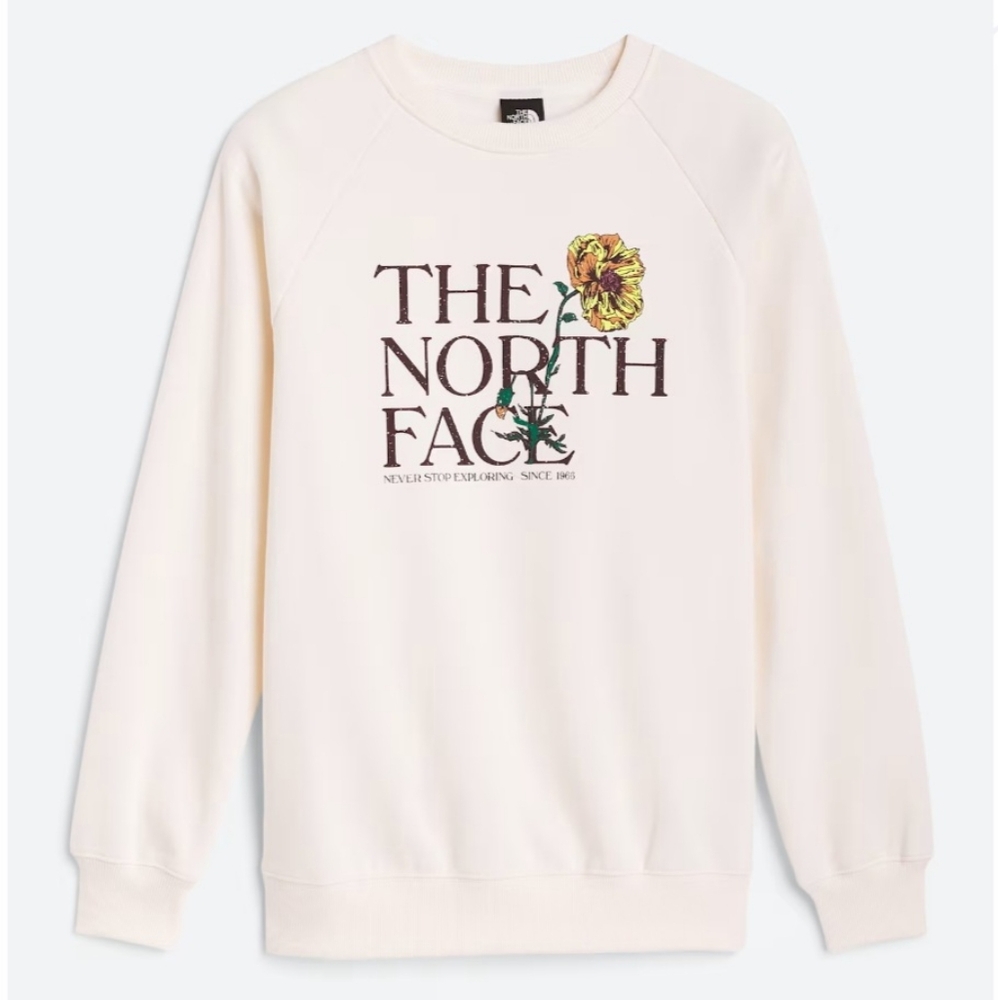 The North Face Cream Crewneck Sweater